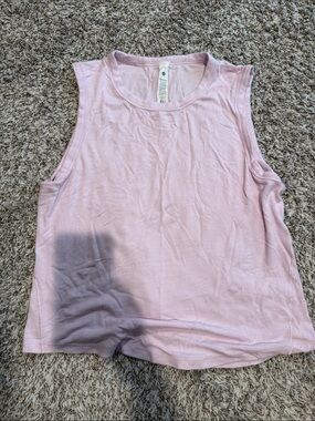 lululemon athletica Light Pink Sleeveless Tank